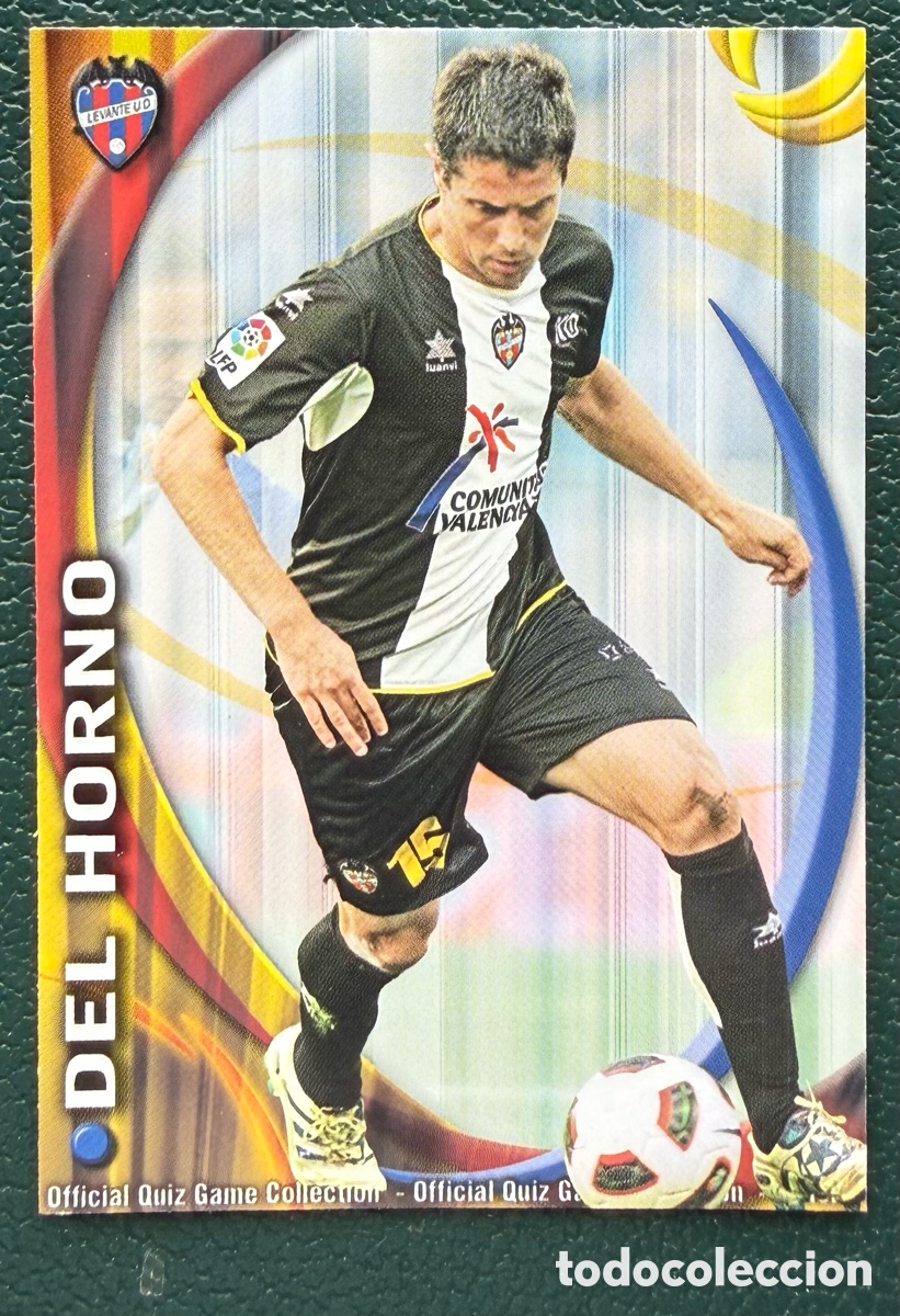 Cartes &agrave; collectionner de Football: 709 DEL HORNO LEVANTE UD FICHAS ALBUM MUNDICROMO 2010 2011 10 11