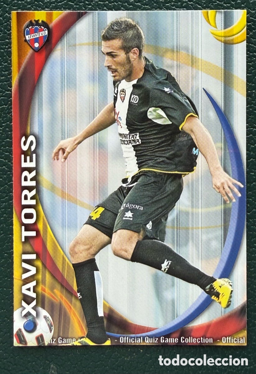 Cartes &agrave; collectionner de Football: 710 XAVI TORRES LEVANTE UD FICHAS ALBUM MUNDICROMO 2010 2011 10 11