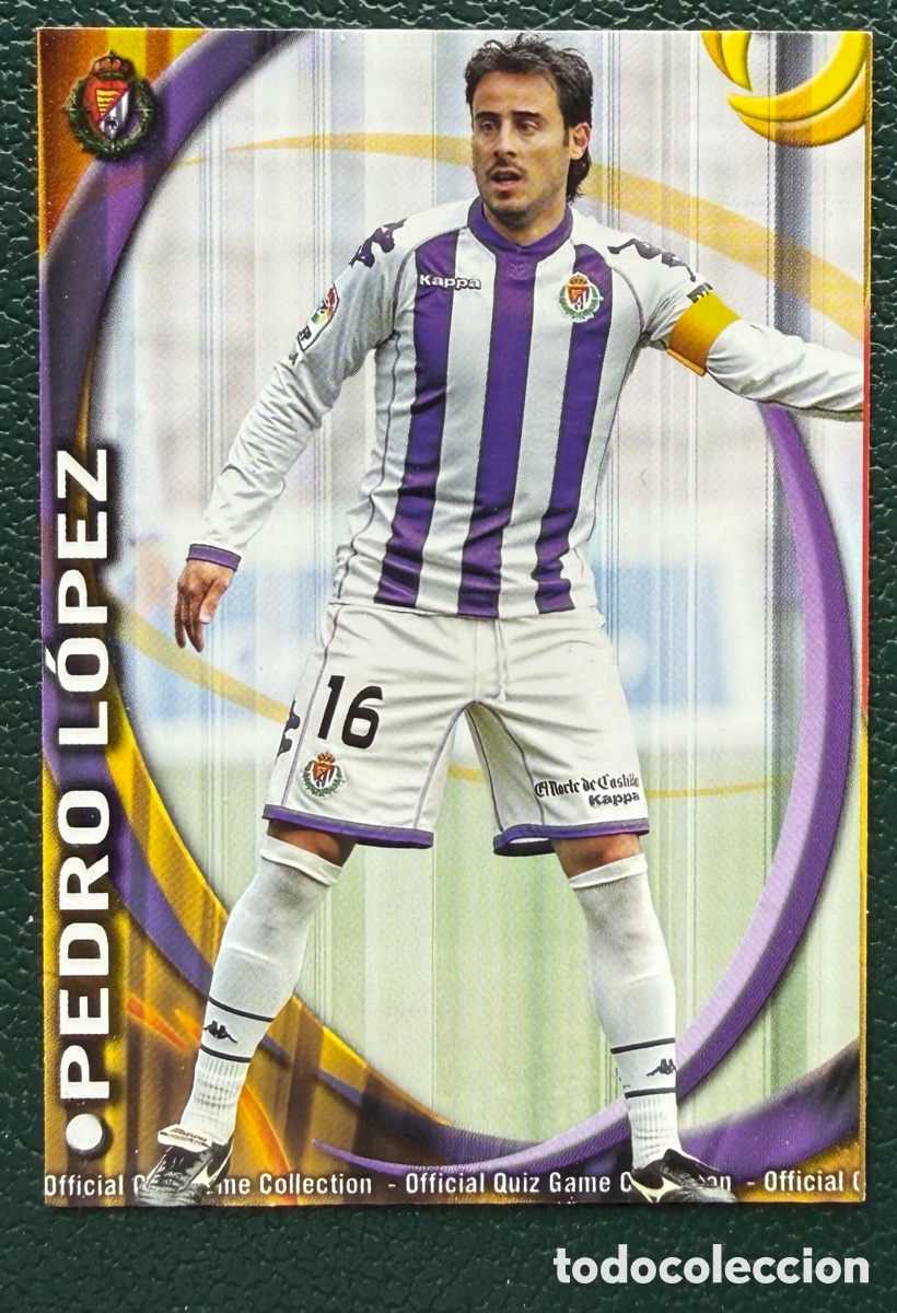Cromos de Futebol: 716 PEDRO LOPEZ REAL VALLADOLID FICHAS ALBUM MUNDICROMO 2010 2011 10 11