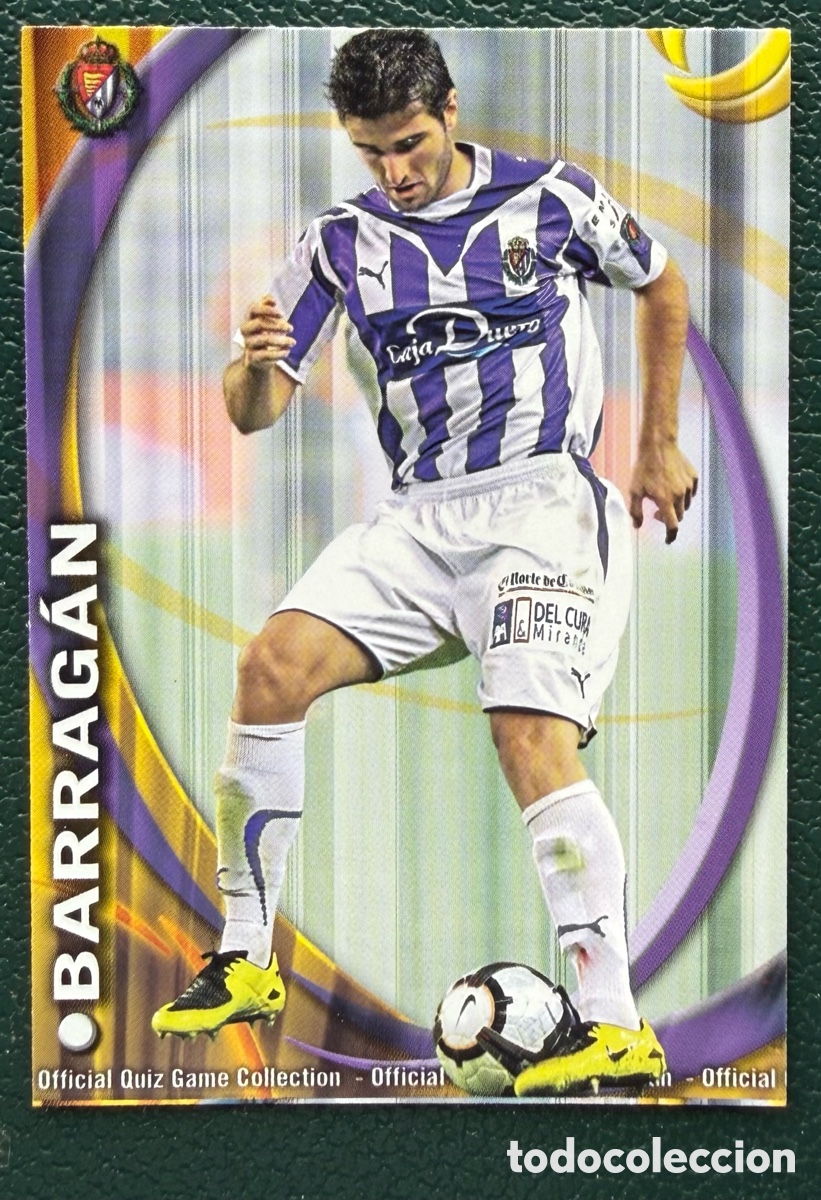 Cromos de Futebol: 718 BARRAGAN REAL VALLADOLID FICHAS ALBUM MUNDICROMO 2010 2011 10 11
