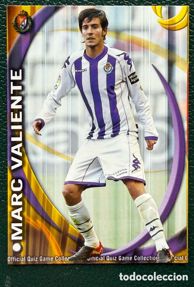 Cromos de Futebol: 720 MARC VALIENTE REAL VALLADOLID FICHAS ALBUM MUNDICROMO 2010 2011 10 11