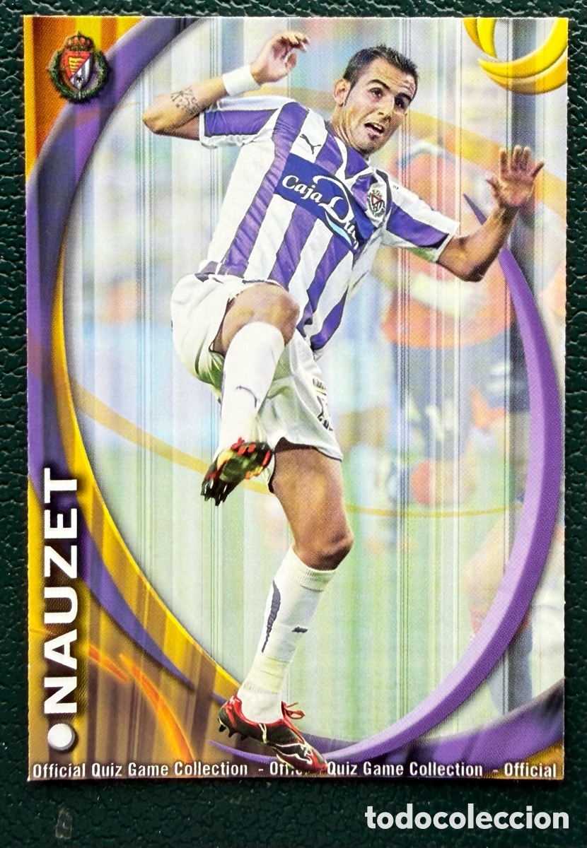 Cromos de Futebol: 721 NAUZET ALEMAN REAL VALLADOLID FICHAS ALBUM MUNDICROMO 2010 2011 10 11
