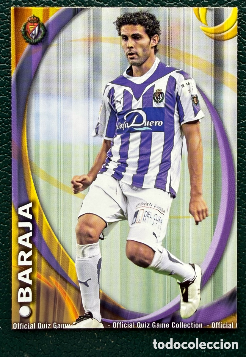 Cromos de Futebol: 722 BARAJA REAL VALLADOLID FICHAS ALBUM MUNDICROMO 2010 2011 10 11