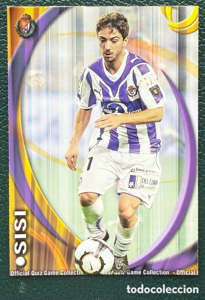 Football Stickers: 723 SISI REAL VALLADOLID FICHAS ALBUM MUNDICROMO 2010 2011 10 11