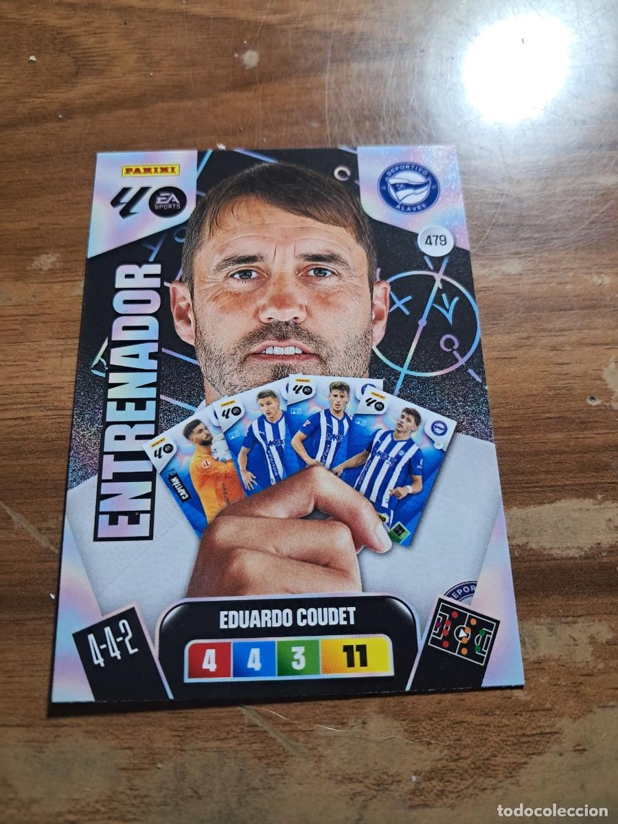 Cromos de F&uacute;tbol: CROMO COLECCIONES ESTE TEMPORADA 25/26: ENTRENADOR EDUARDO COUDET (ALAV&Eacute;S), N&deg; 479