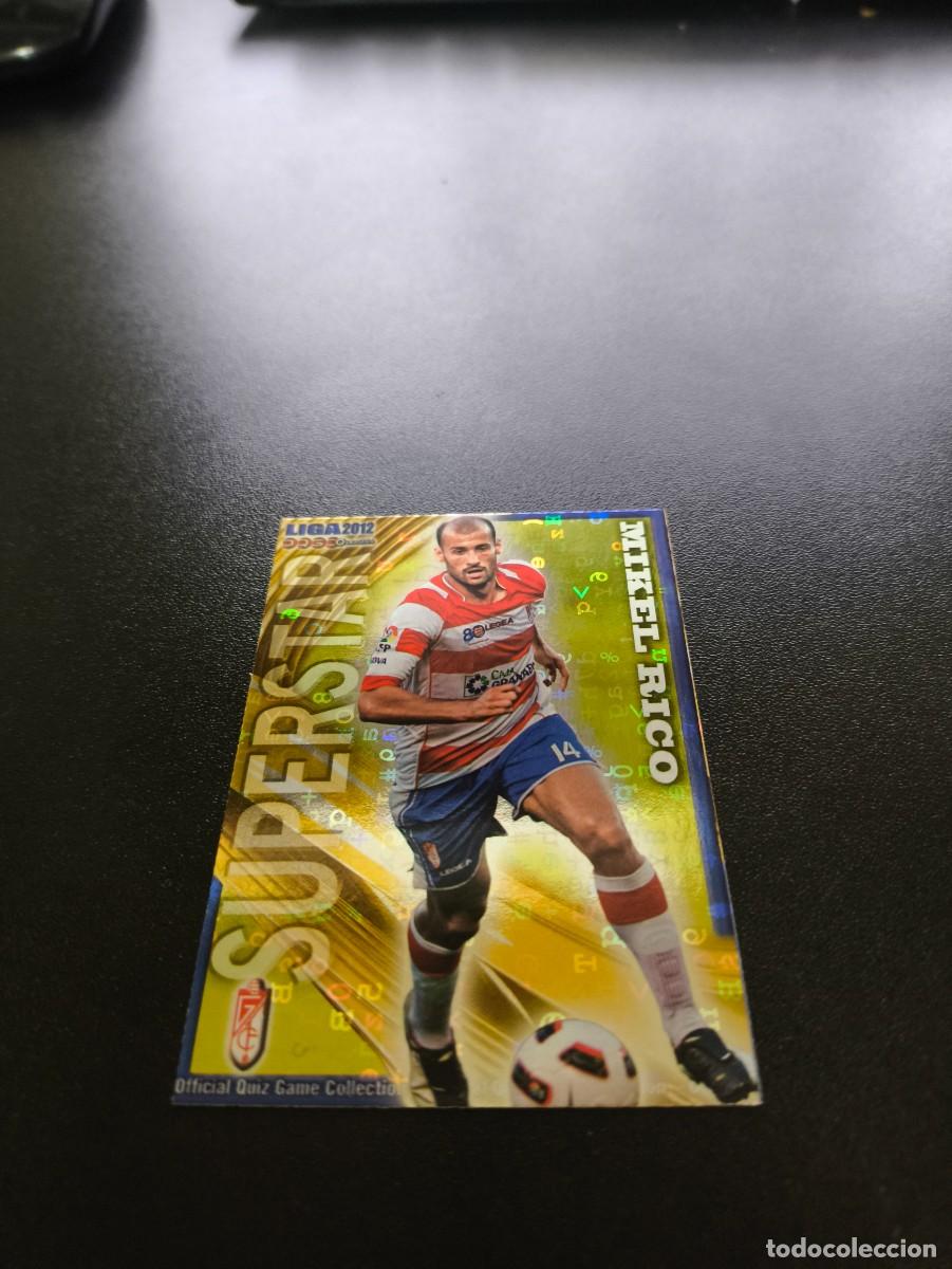 Cromos de F&uacute;tbol: 537 MIKEL RICO LETRAS SUPERSTAR GRANADA MUNDICROMO LIGA 2011 2012 11 12 NO PANINI ESTE MEGACRACKS