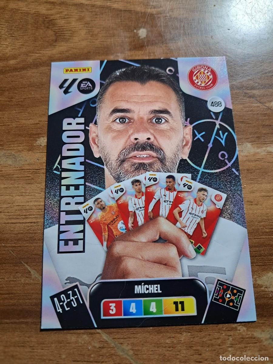 Cartes &agrave; collectionner de Football: CROMO COLECCIONES ESTE TEMPORADA 25/26: ENTRENADOR MICHEL (GIRONA), N&deg; 488
