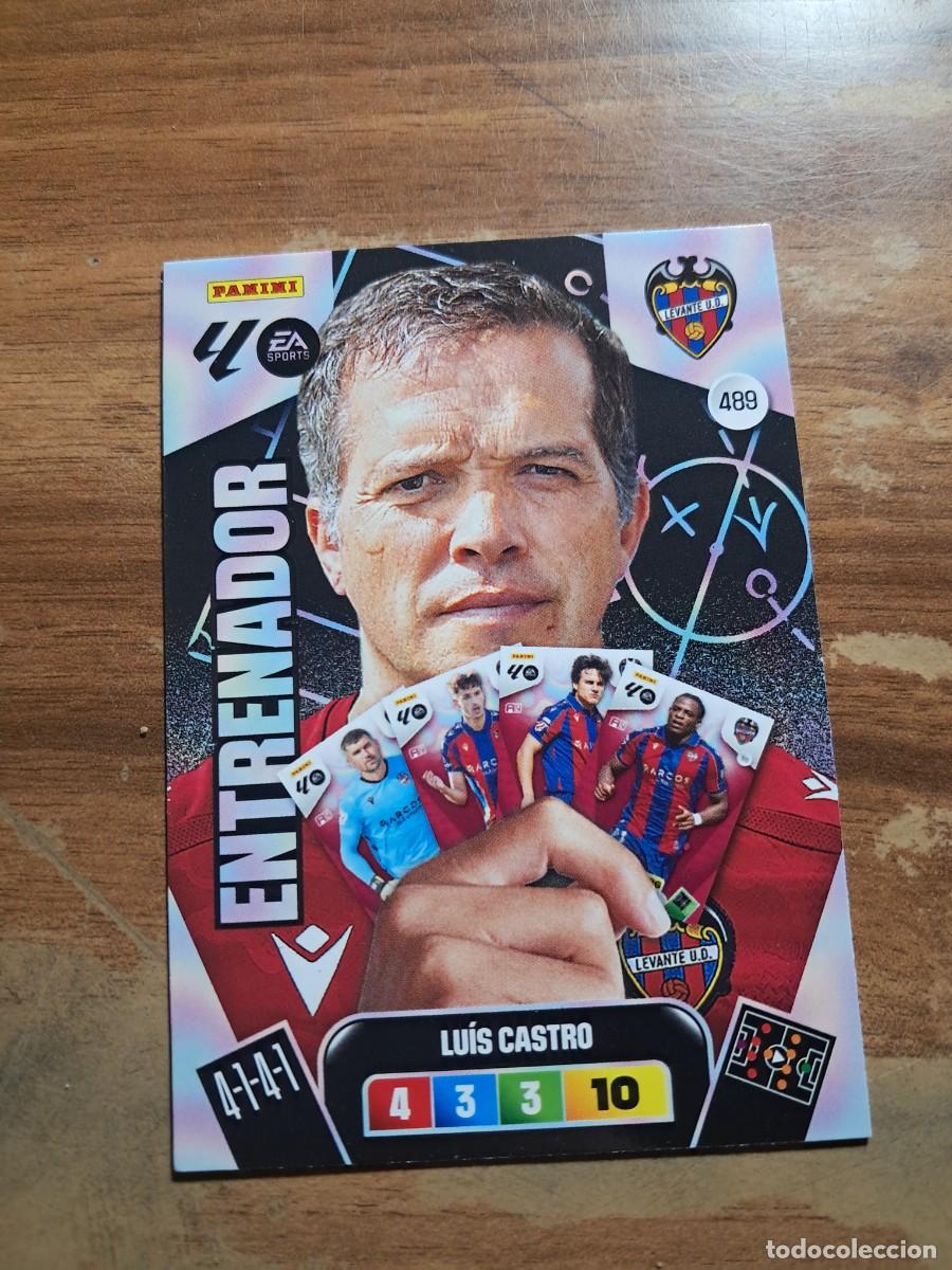 Cromos de F&uacute;tbol: CROMO COLECCIONES ESTE TEMPORADA 25/26: ENTRENADOR LUIS CASTRO (LEVANTE), N&deg; 489
