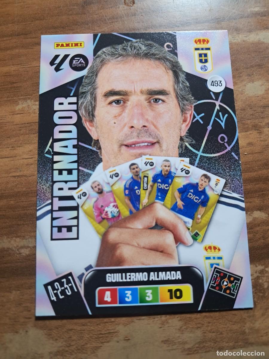 Cromos de F&uacute;tbol: CROMO COLECCIONES ESTE TEMPORADA 25/26: ENTRENADOR GUILLERMO ALMADA (OVIEDO), N&deg; 493