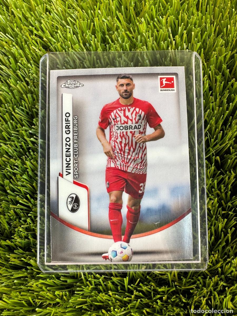Cromos de F&uacute;tbol: N&ordm; 37 Vincenzo Grifo SC Friburgo Topps Bundesliga Chrome 23 24