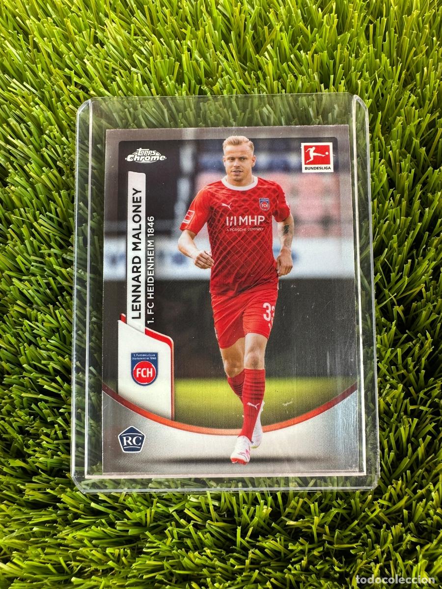 Cromos de F&uacute;tbol: N&ordm; 42 Lennard Maloney Rookie Card FC Heidenheim Topps Bundesliga Chrome 23 24