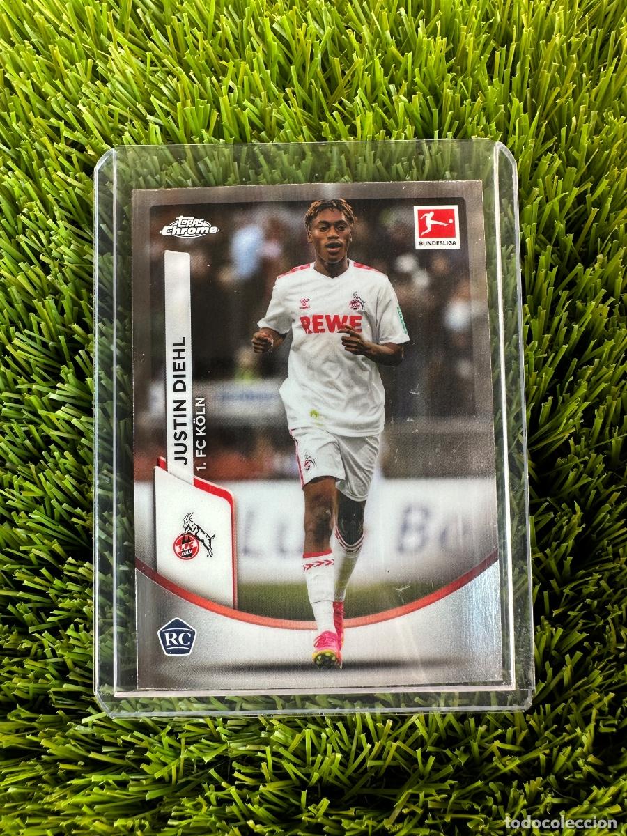 Cromos de F&uacute;tbol: N&ordm; 52 Justin Diehl Rookie Card FC Koln Topps Bundesliga Chrome 23 24