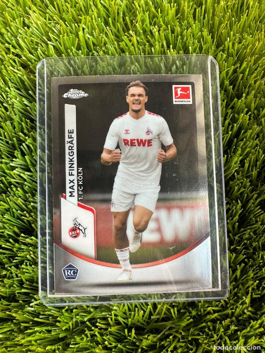 Cromos de F&uacute;tbol: N&ordm; 54 Max Finkgr&auml;fe Rookie Card FC Koln Topps Bundesliga Chrome 23 24