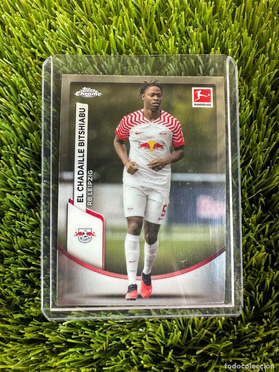 Cromos de F&uacute;tbol: N&ordm; 55 El Chadaille Bitshiabu RB Leipzig Topps Bundesliga Chrome 23 24