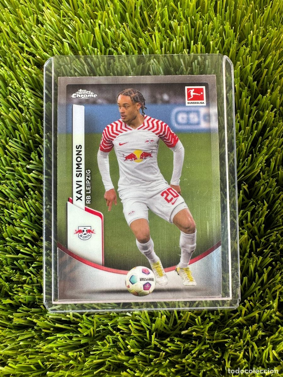 Cromos de F&uacute;tbol: N&ordm; 56 Xavi Simons RB Leipzig Topps Bundesliga Chrome 23 24