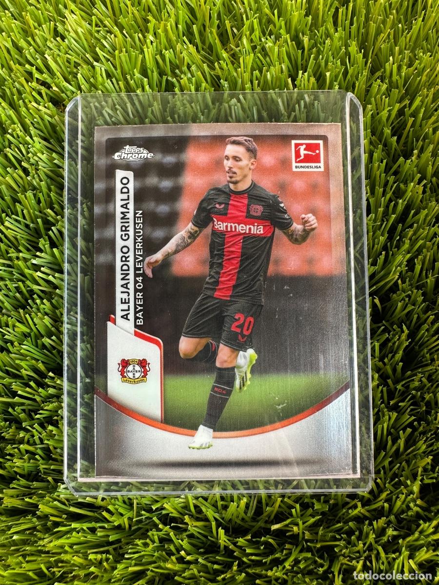 Cromos de F&uacute;tbol: N&ordm; 62 Alejandro Grimaldo Bayer Leverkusen Topps Bundesliga Chrome 23 24