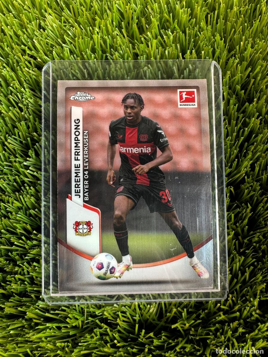 Cromos de F&uacute;tbol: N&ordm; 65 Jeremie Frimpong Bayer Leverkusen Topps Bundesliga Chrome 23 24