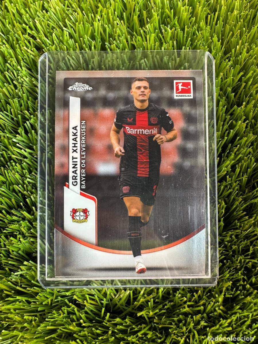 Cromos de F&uacute;tbol: N&ordm; 67 Granit Xhaka Bayer Leverkusen Topps Bundesliga Chrome 23 24
