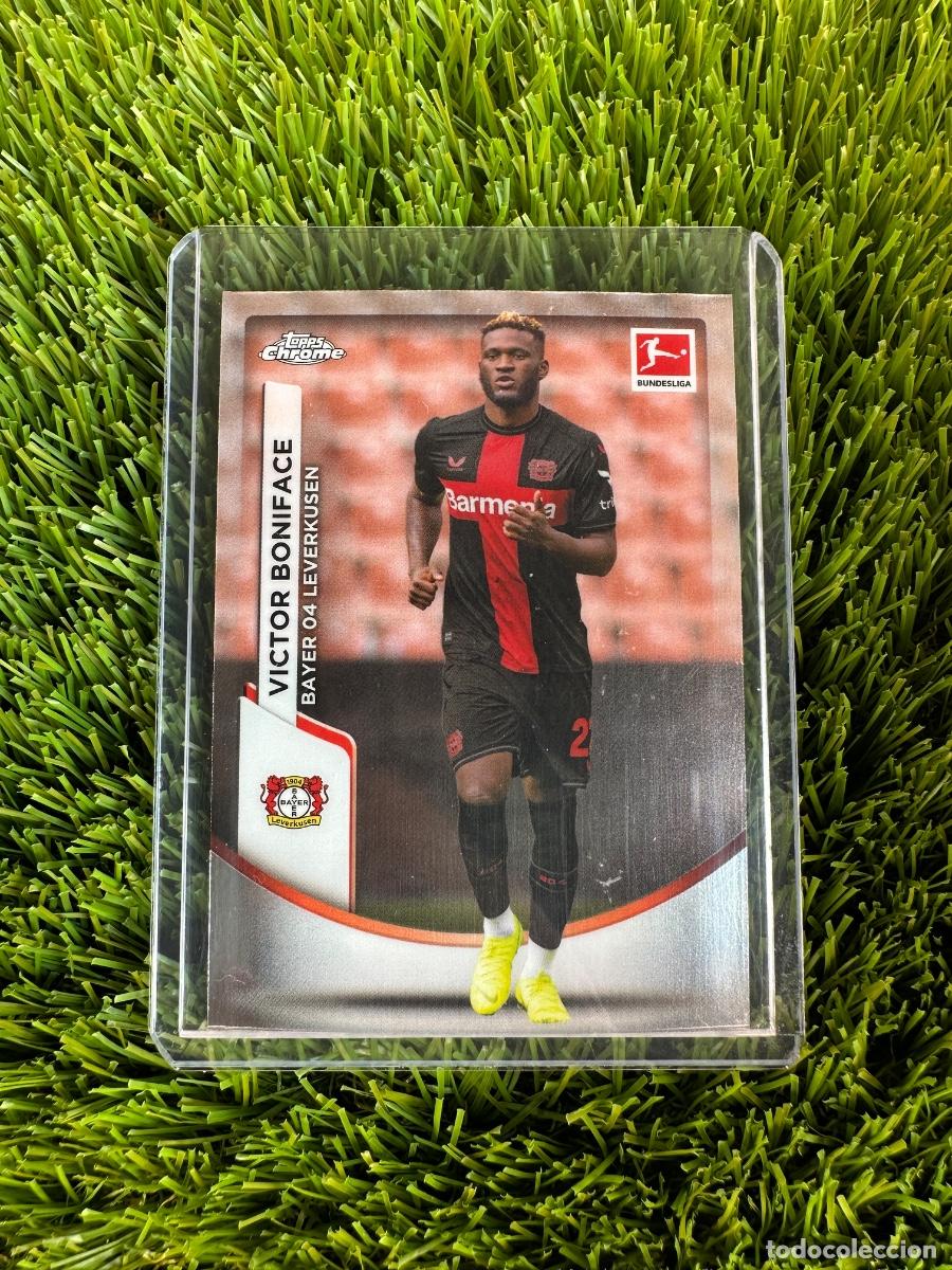 Cromos de F&uacute;tbol: N&ordm; 68 Victor Boniface Bayer Leverkusen Topps Bundesliga Chrome 23 24