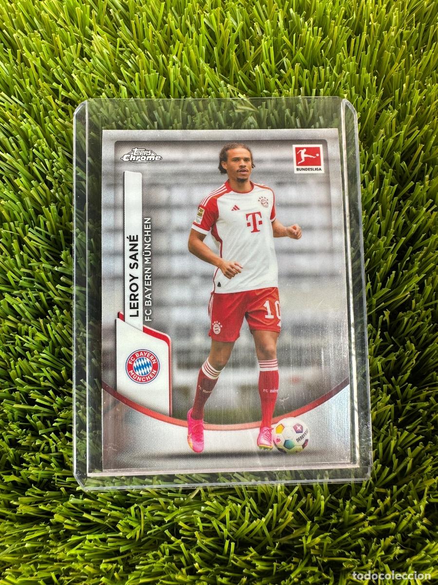 Cromos de F&uacute;tbol: N&ordm; 84 Leroy San&eacute; Bayern de Munich Topps Bundesliga Chrome 23 24