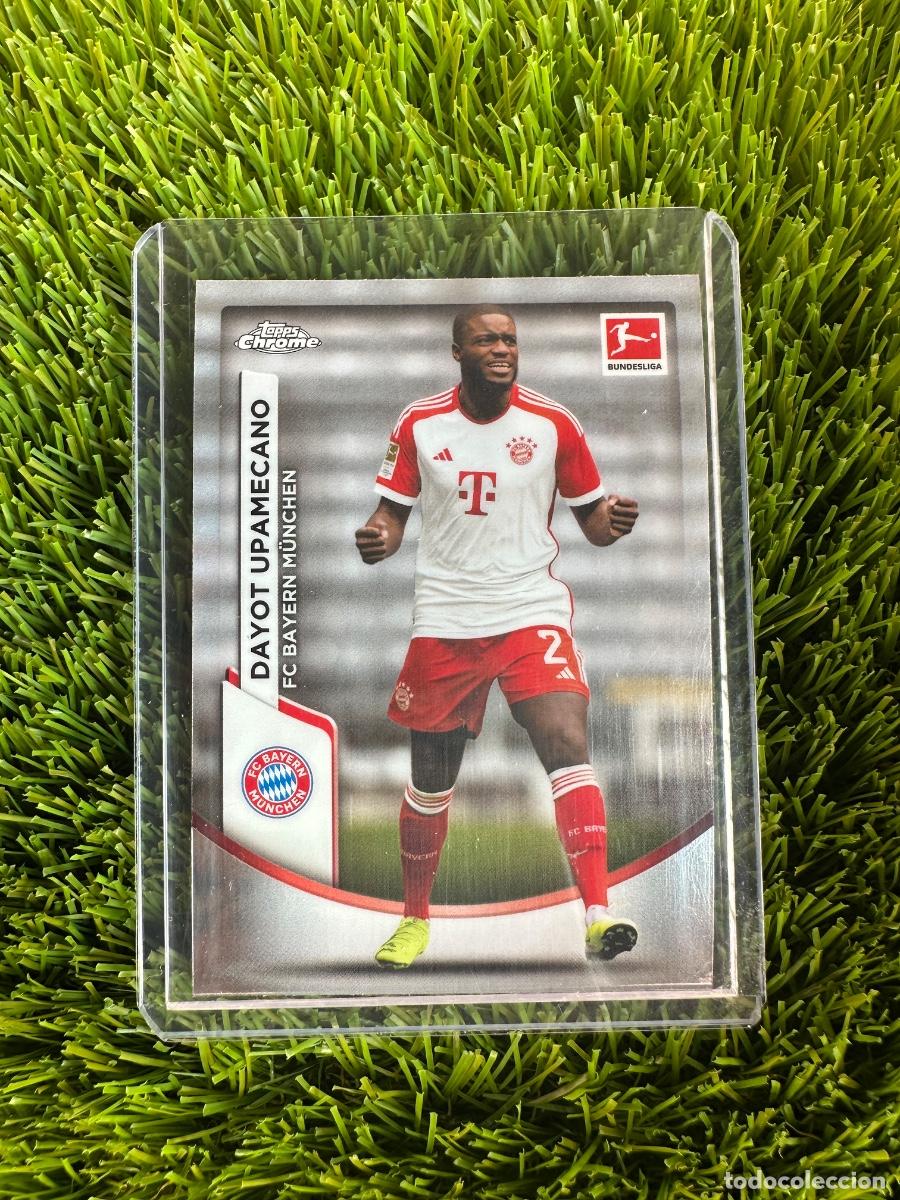 Cromos de F&uacute;tbol: N&ordm; 86 Dayot Upamecano Bayern de Munich Topps Bundesliga Chrome 23 24