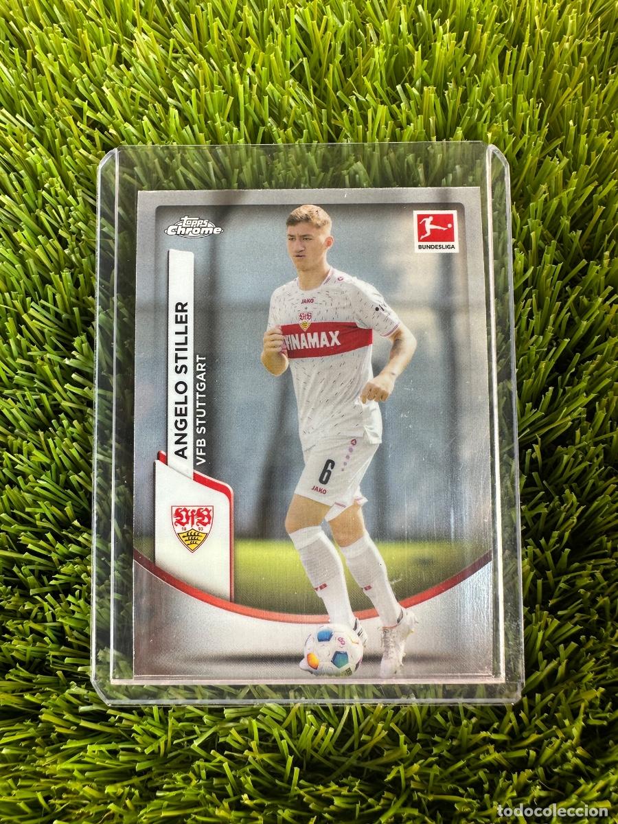 Cromos de F&uacute;tbol: N&ordm; 90 Angelo Stiller VFB Stuttgart Topps Bundesliga Chrome 23 24