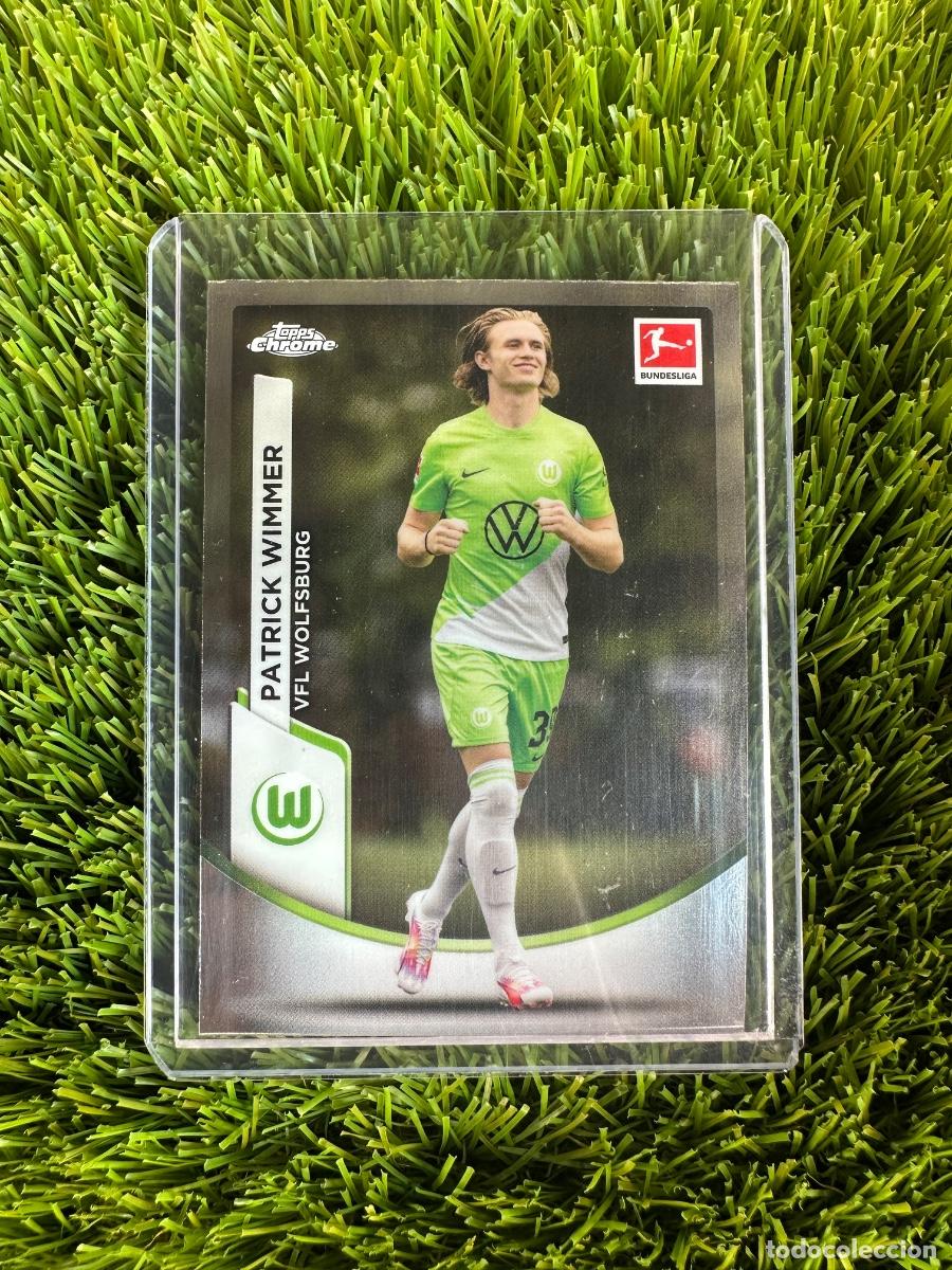 Cromos de F&uacute;tbol: N&ordm; 95 Patrick Wimmer VFL Wolfsburgo Topps Bundesliga Chrome 23 24
