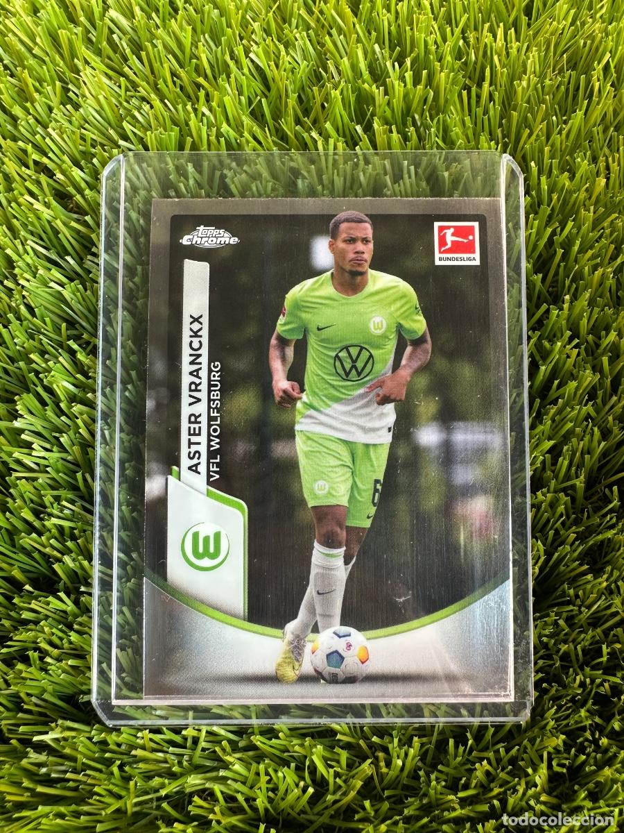 Cromos de F&uacute;tbol: N&ordm; 99 Aster Vranckx VFL Wolfsburgo Topps Bundesliga Chrome 23 24