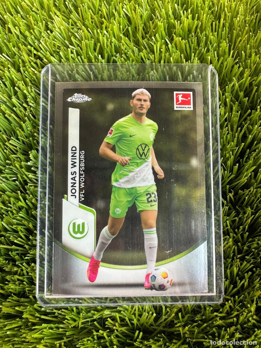 Cromos de F&uacute;tbol: N&ordm; 100 Jonas Wind VFL Wolfsburgo Topps Bundesliga Chrome 23 24