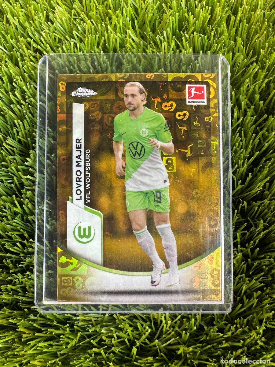 Cromos de F&uacute;tbol: N&ordm; 94 Lovro Majer Gold Bundesliga 60 Years VFL Wolfsburgo Topps Bundesliga Chrome 23 24