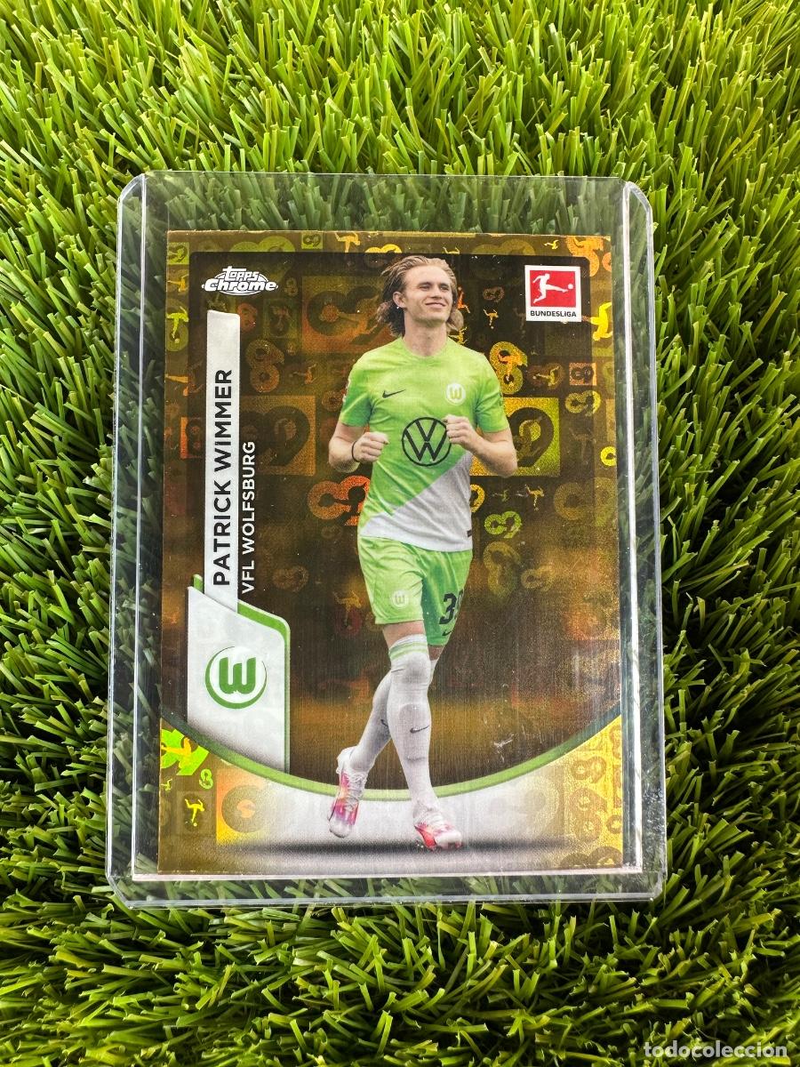 Cromos de F&uacute;tbol: N&ordm; 95 Patrick Wimmer Gold Bundesliga 60 Years VFL Wolfsburgo Topps Bundesliga Chrome 23 24