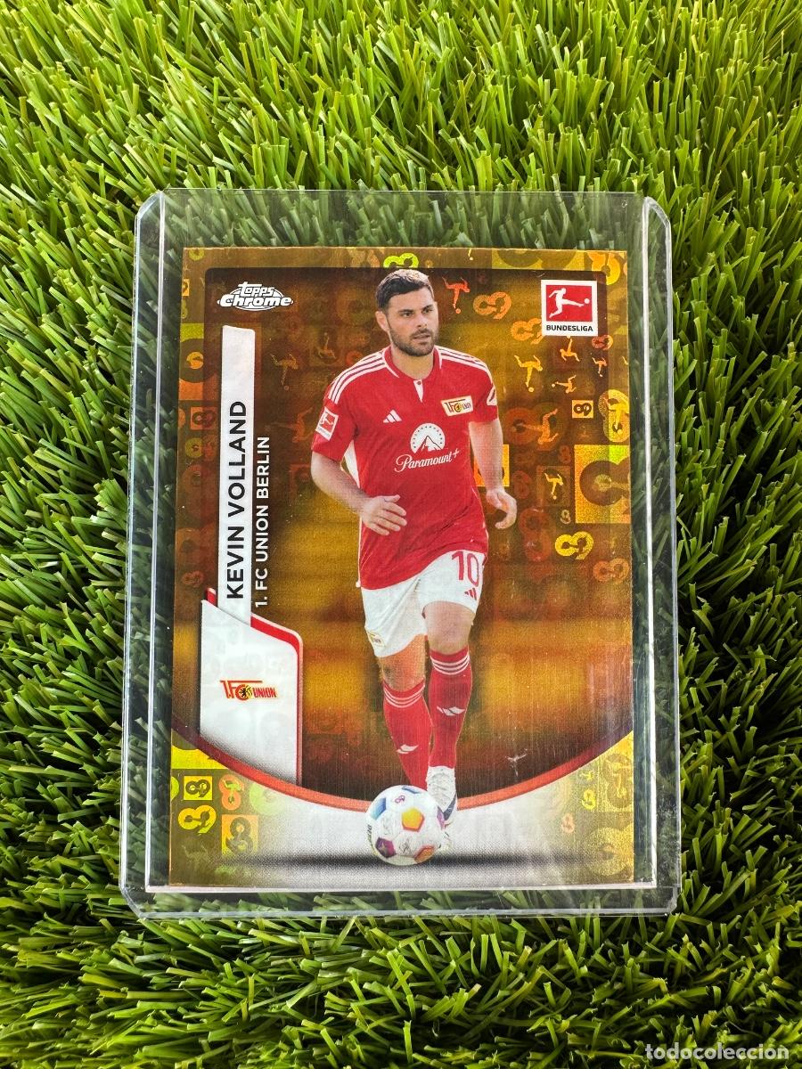Cromos de F&uacute;tbol: N&ordm; 7 Kevin Volland Gold Bundesliga 60 Years FC Union Berlin Topps Bundesliga Chrome 23 24