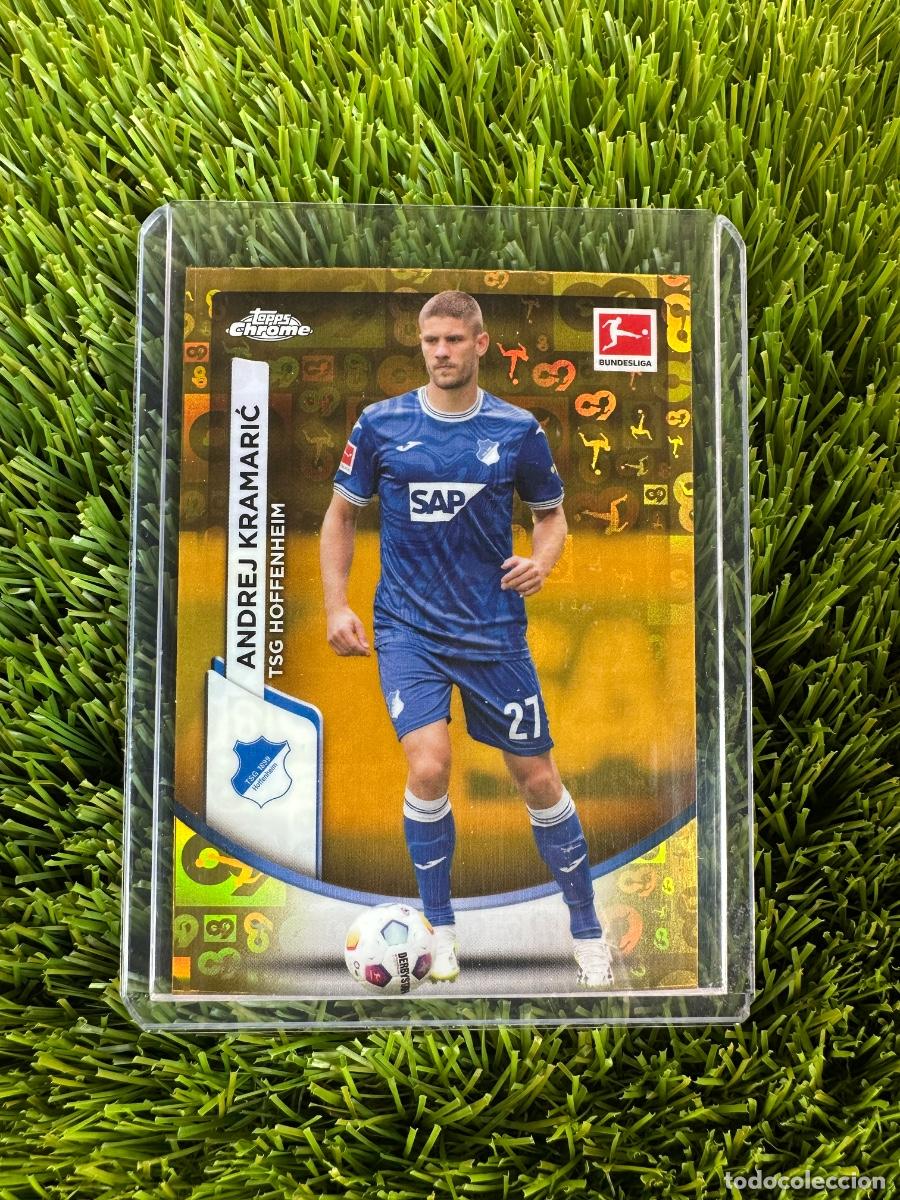 Cromos de F&uacute;tbol: N&ordm; 49 Andrej Kramaric Gold Bundesliga 60 Years TSG Hoffenheim Topps Bundesliga Chrome 23 24