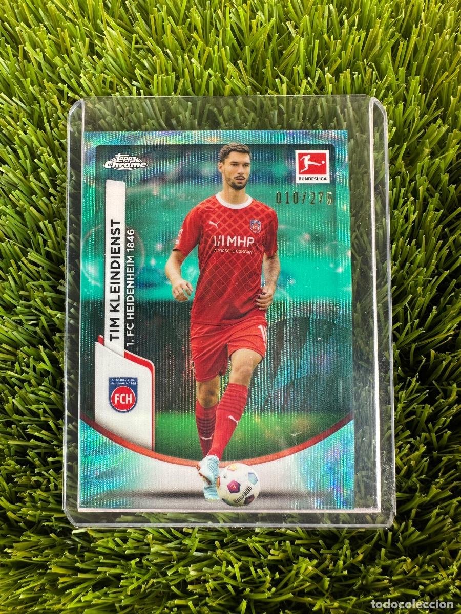 Cromos de F&uacute;tbol: N&ordm; 41 Tim Kleindienst Numerado 10/275 FC Heidenheim Topps Bundesliga Chrome 23 24