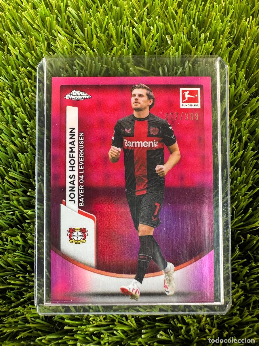 Cromos de F&uacute;tbol: N&ordm; 63 Jonas Hofmann Numerado 77/399 Bayer Leverkusen Topps Bundesliga Chrome 23 24