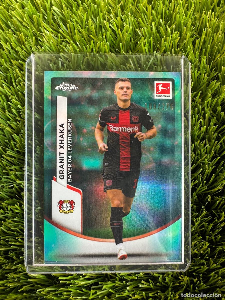 Cromos de F&uacute;tbol: N&ordm; 67 Granit Xhaka Numerado 188/275 Bayer Leverkusen Topps Bundesliga Chrome 23 24