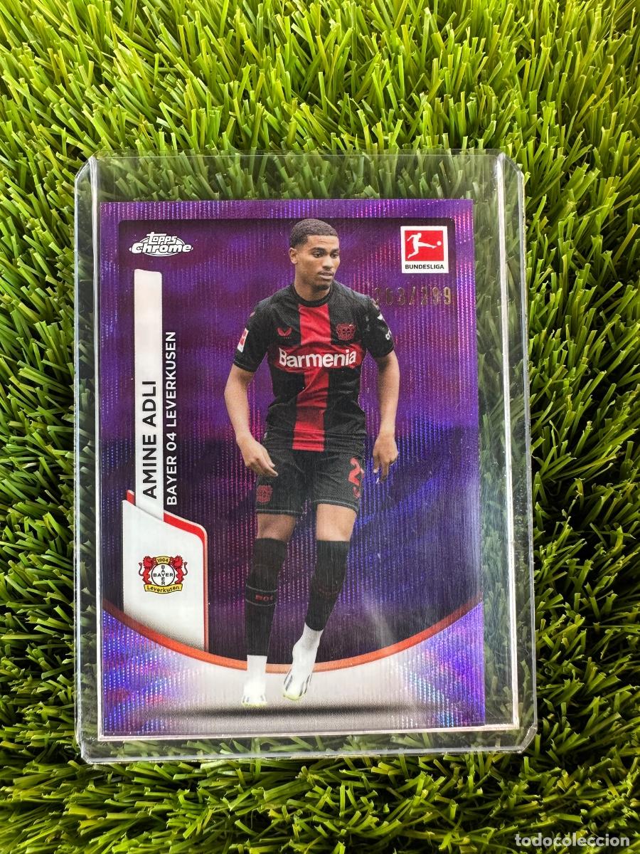 Cromos de F&uacute;tbol: N&ordm; 69 Amine Adli Numerado 263/299 Bayer Leverkusen Topps Bundesliga Chrome 23 24