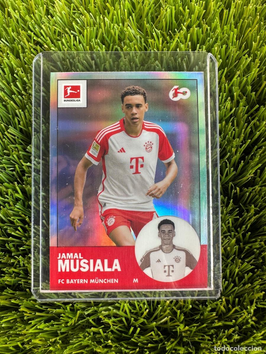 Cromos de F&uacute;tbol: N&ordm; TAN-43 Jamal Musiala 1963 Topps Bayern de Munich Topps Bundesliga Chrome 23 24