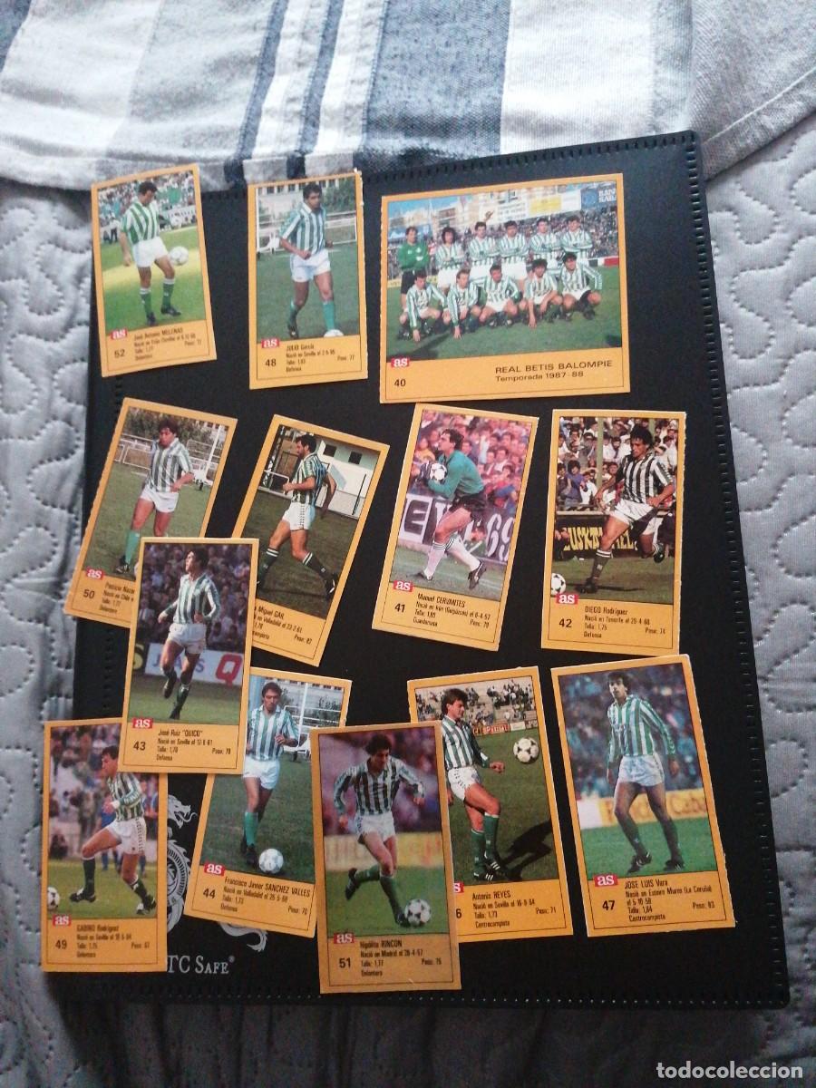 Cromos de F&uacute;tbol: Real betis as 1987-1988 complero