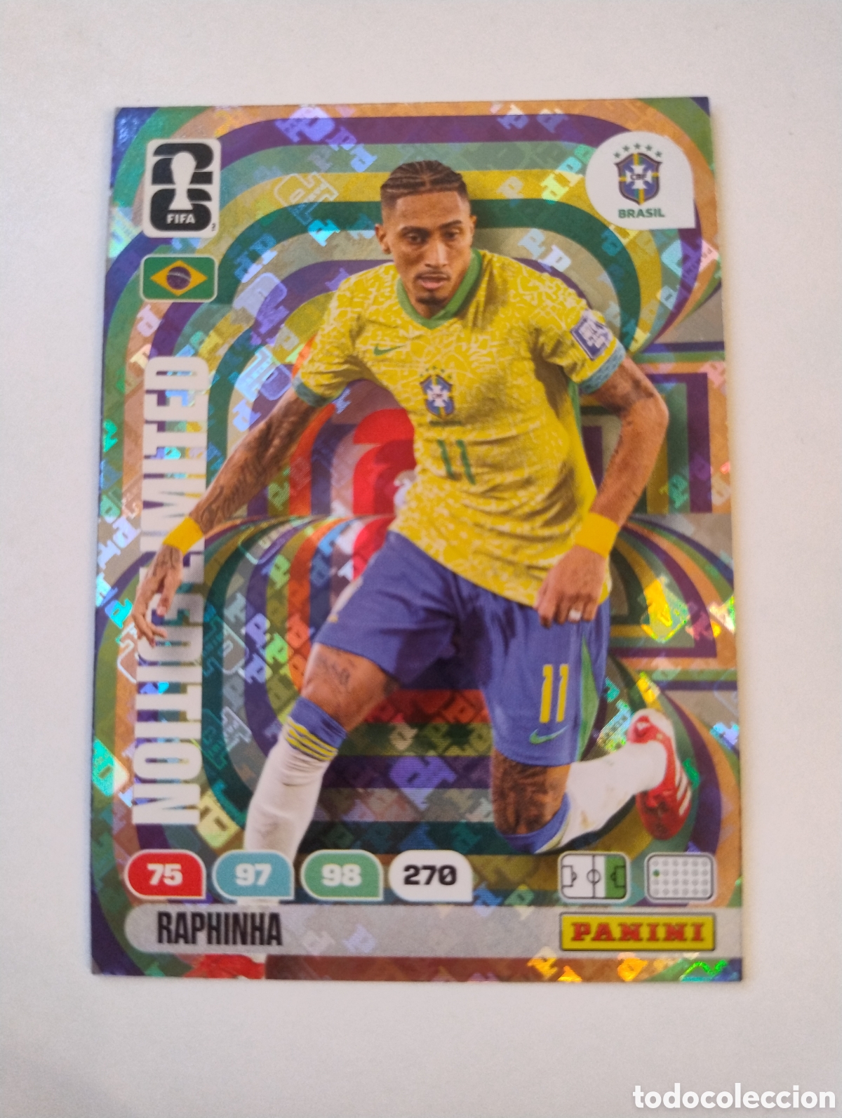 Cromos de F&uacute;tbol: Raphinha - Brasil - Adrenalyn XL FIFA World Cup 2026