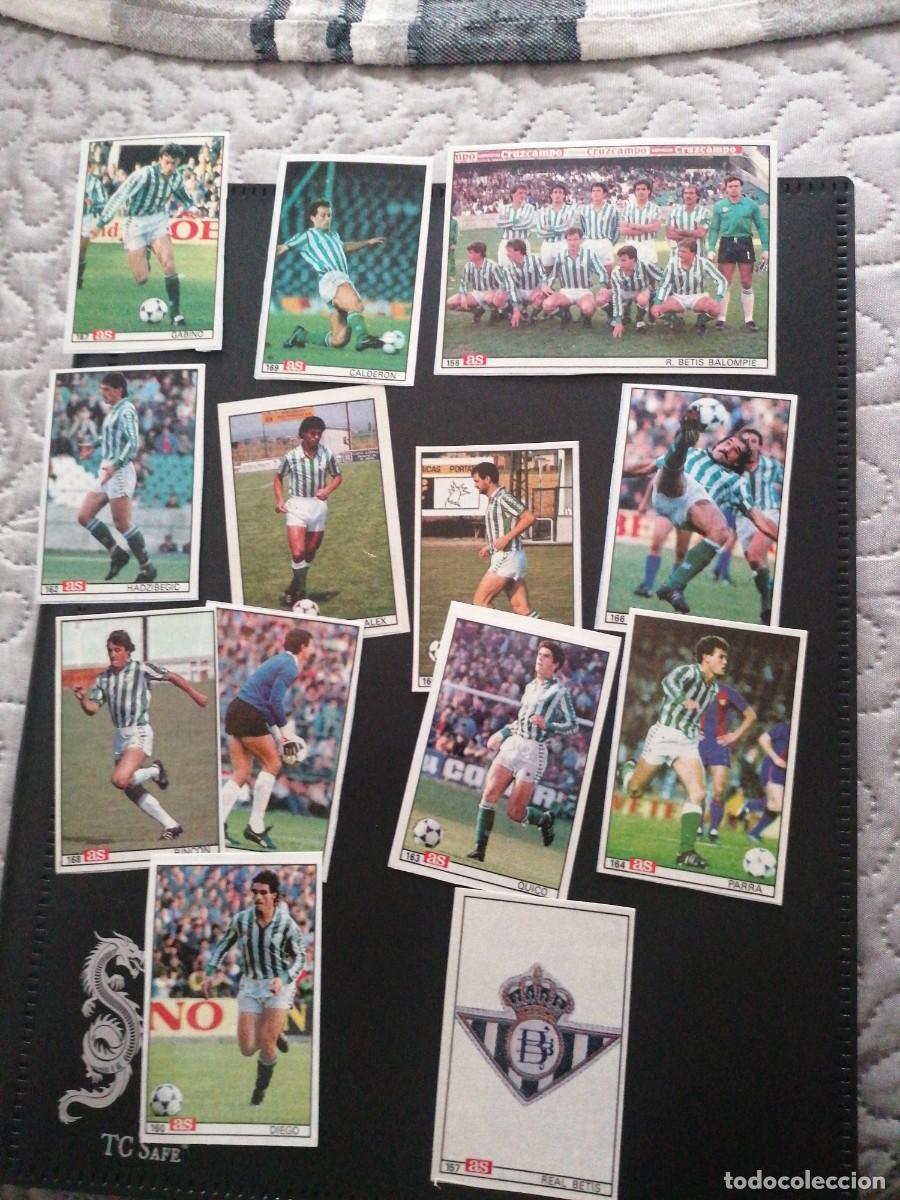 Cromos de F&uacute;tbol: Real betis as 1986-1987 completo