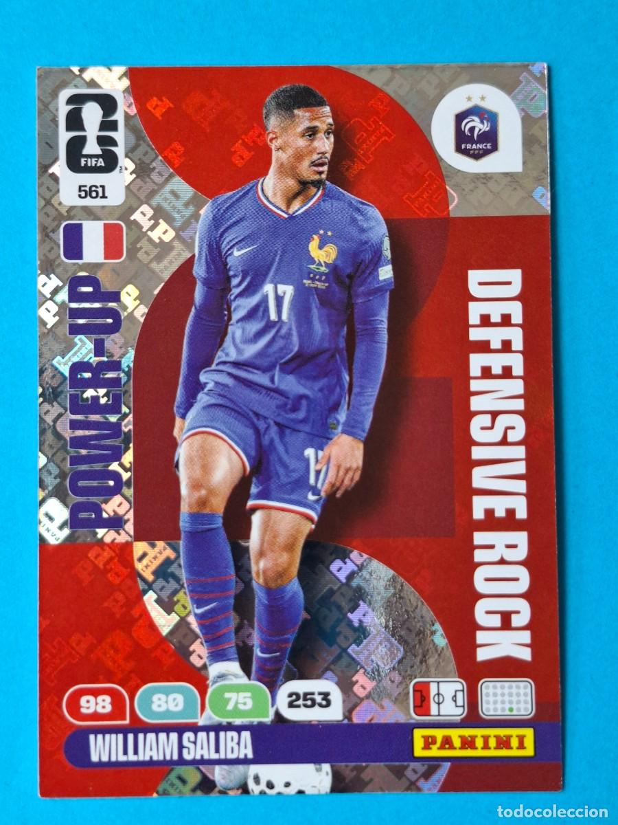 Cromos de F&uacute;tbol: Defensive Rocks #561 WILLIAM SALIBA (France) - PANINI Adrenalyn XL FIFA World CUP 2026