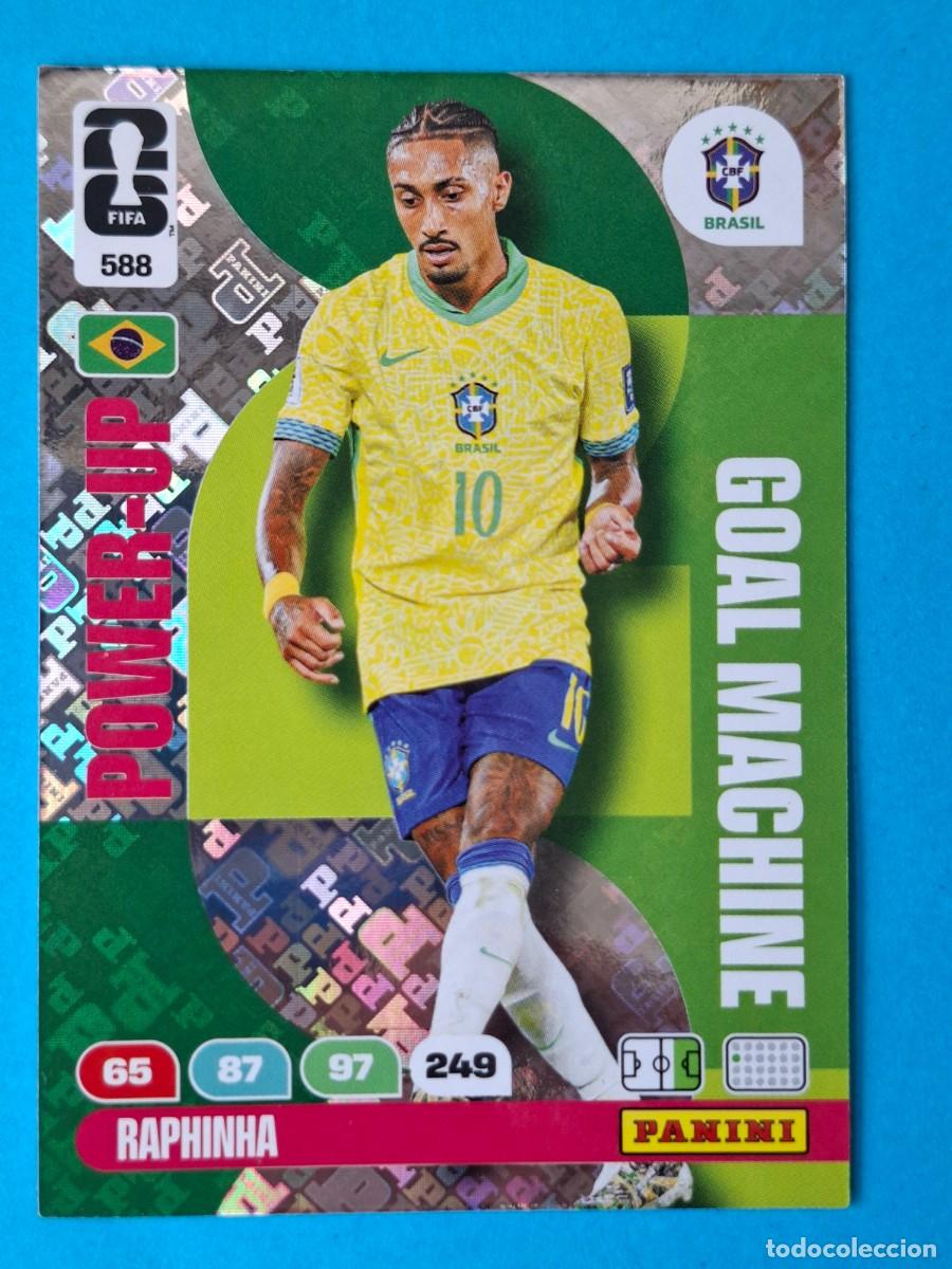 Cromos de F&uacute;tbol: Goal Machine #588 RAPHINHA (Brazil) - PANINI Adrenalyn XL FIFA World CUP 2026