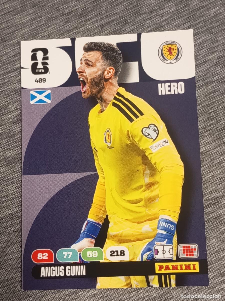 Cromos de F&uacute;tbol: Adrenalyn XL FIFA WORLD CUP 2026 ANGUS GUNN N&deg;409 ESCOCIA nuevo