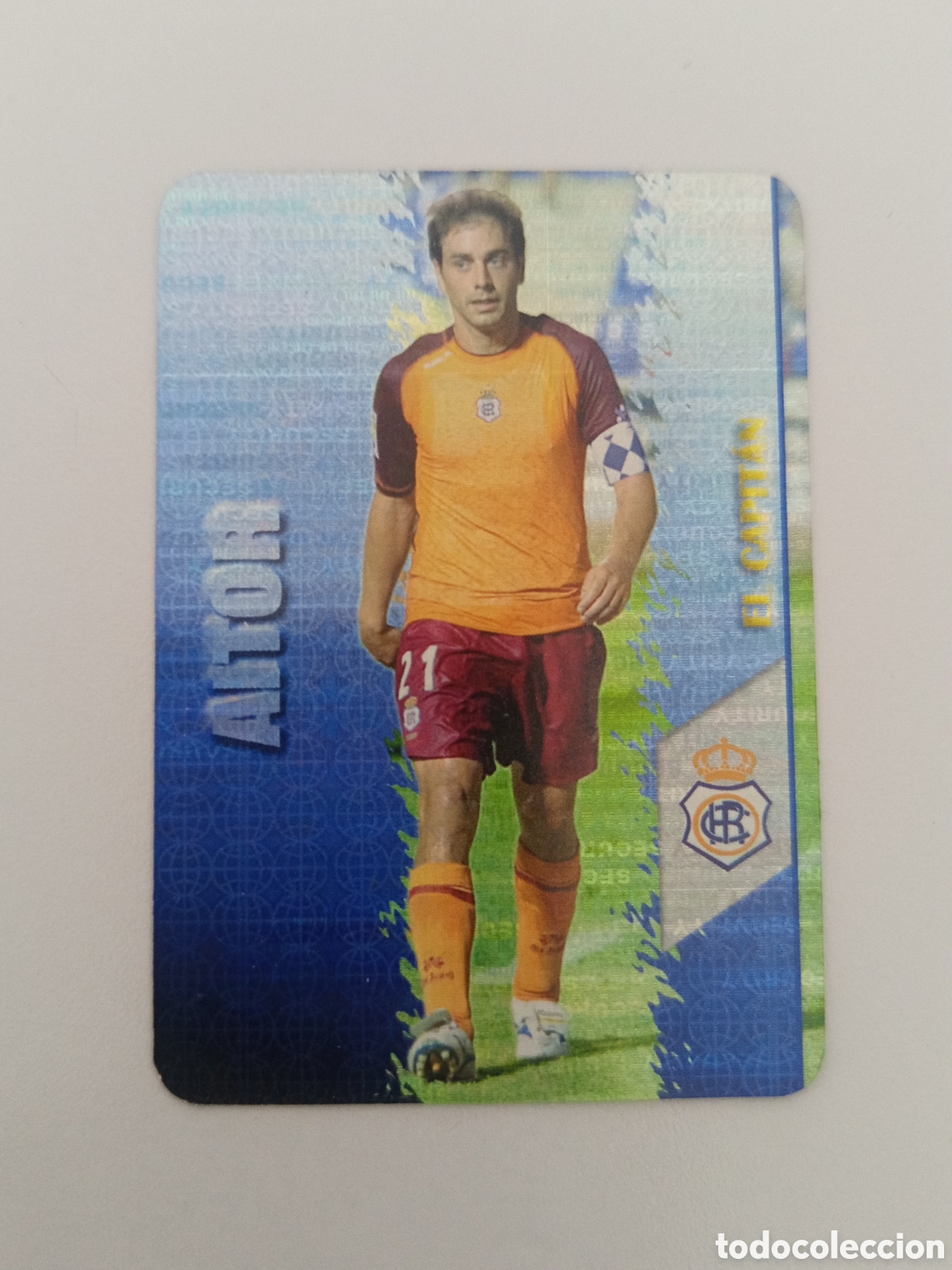 Cartes &agrave; collectionner de Football: ❇️ CROMO ⚽ AITOR RECREATIVO DE HUELVA EL CAPIT&Aacute;N FICHAS LIGA 2008 07 08 2007 2008 MUNDICROMO ❇️