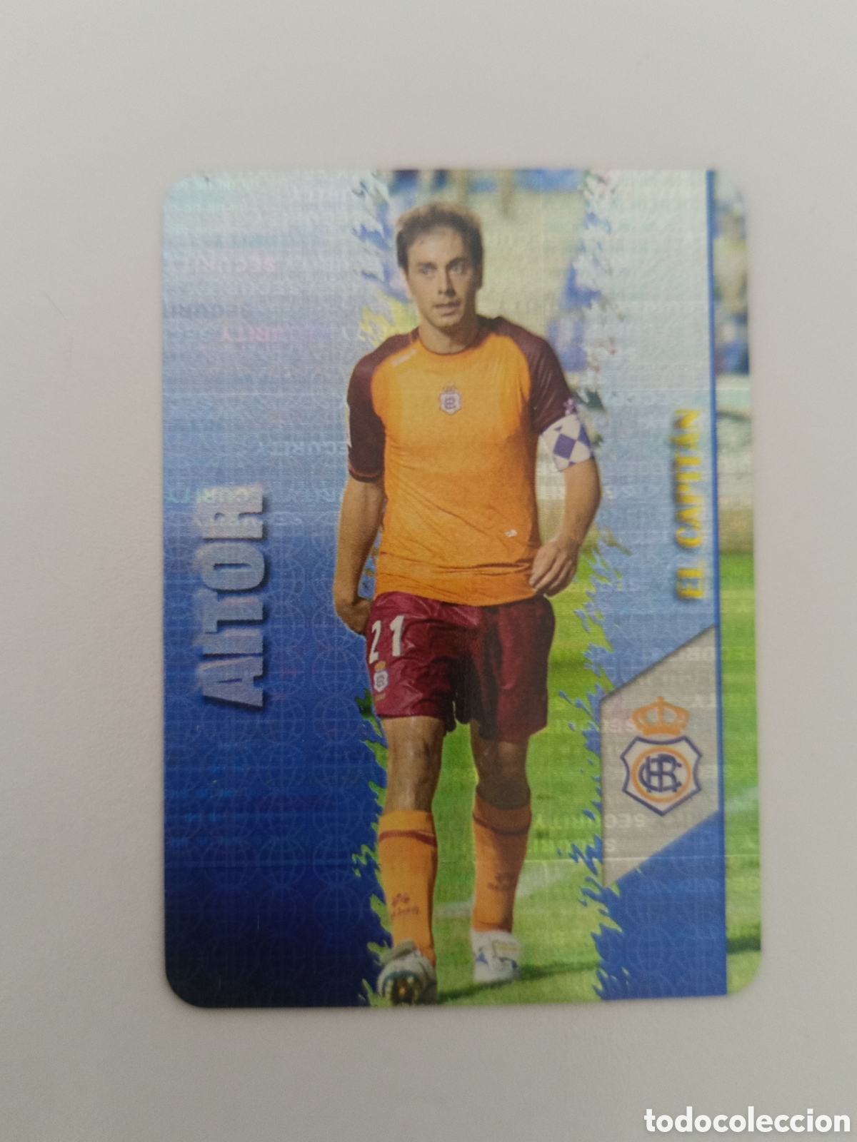 Cartes &agrave; collectionner de Football: ❇️ CROMO ⚽ AITOR RECREATIVO DE HUELVA EL CAPIT&Aacute;N FICHAS LIGA 2008 07 08 2007 2008 MUNDICROMO ❇️