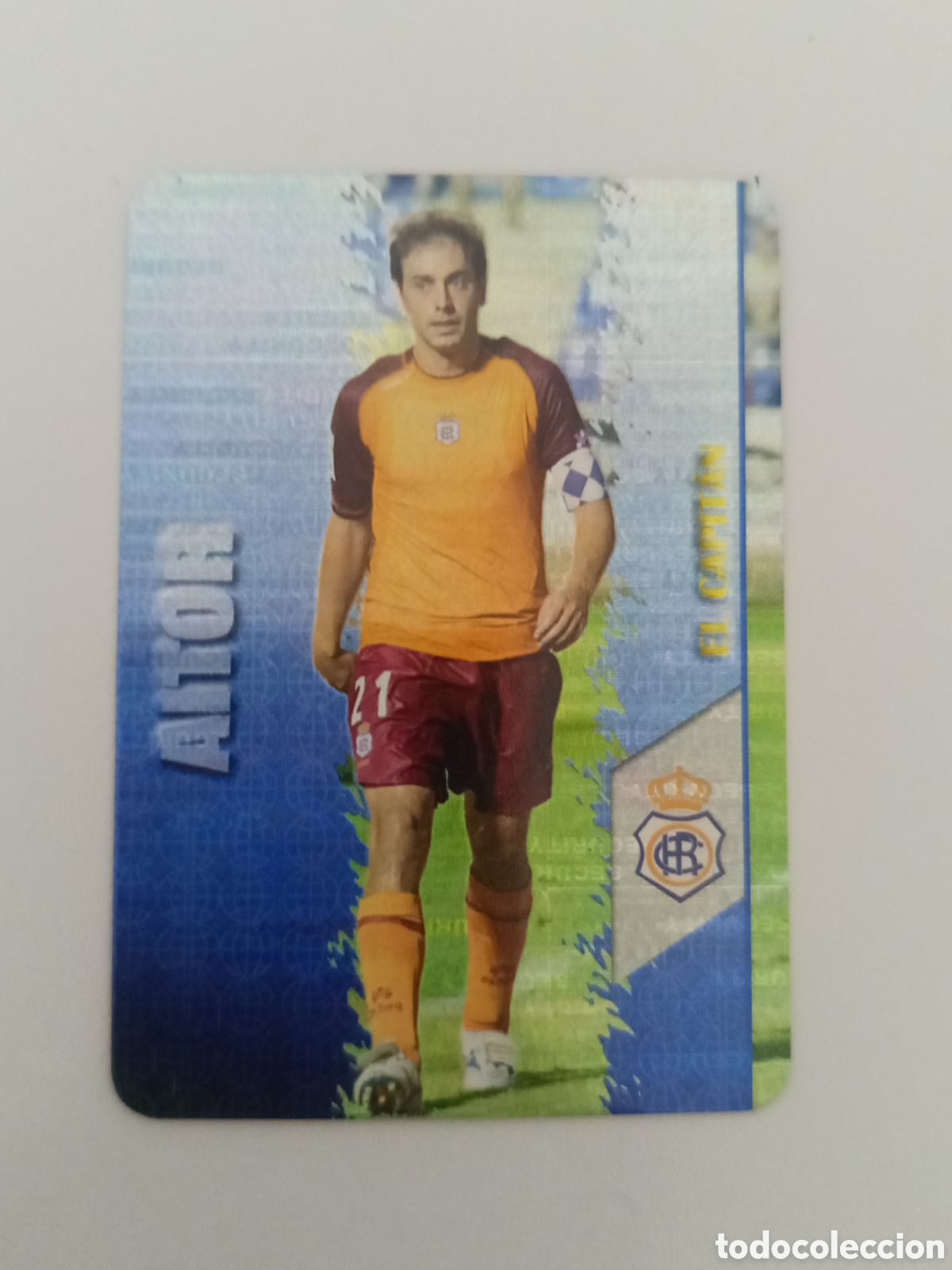 Cartes &agrave; collectionner de Football: ❇️ CROMO ⚽ AITOR RECREATIVO DE HUELVA EL CAPIT&Aacute;N FICHAS LIGA 2008 07 08 2007 2008 MUNDICROMO ❇️