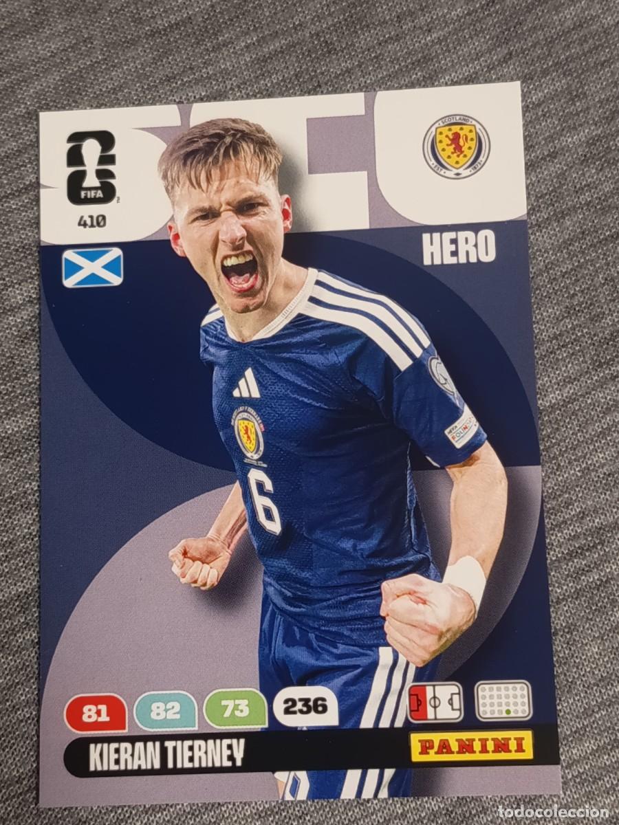 Cromos de F&uacute;tbol: Adrenalyn XL FIFA WORLD CUP 2026 KIERAN TIERNEY N&deg;410 ESCOCIA nuevo