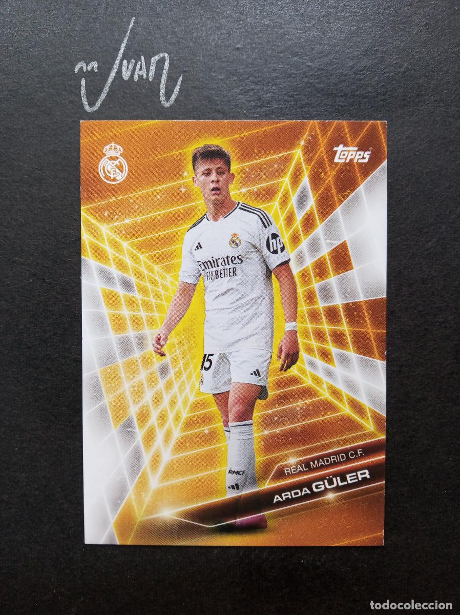 Cromos de F&uacute;tbol: GF-3 GOLDEN FUTURE ARDA GULER REAL MADRID TURQUIA ⚽ TOPPS &reg; FAN SET 2024 2025 LIGA 24 25
