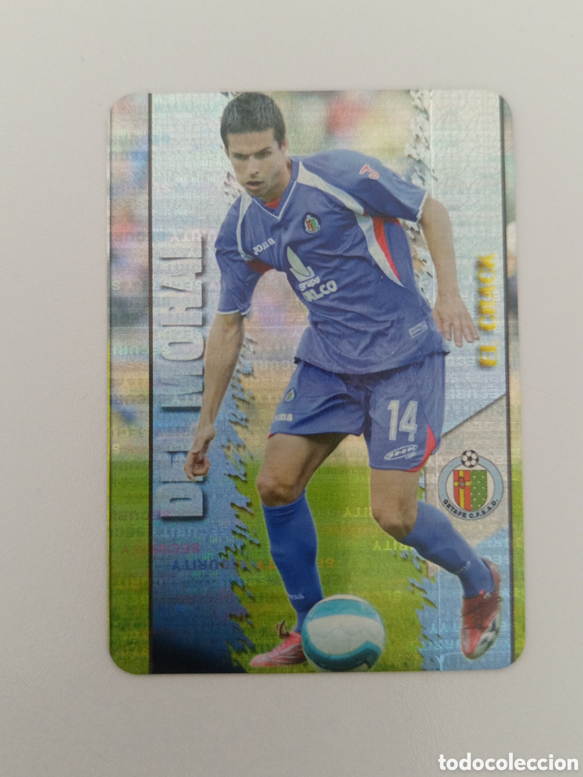 Cromos de F&uacute;tbol: ❇️ CROMO ⚽ DEL MORAL GETAFE EL CRACK FICHAS LIGA 2008 07 08 2007 2008 MUNDICROMO ❇️